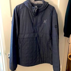 Cutter & Buck PrimaLoft® Half Zip Popover Quilted Jacket (Navy) - Large